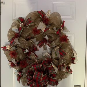 New handmade wreath